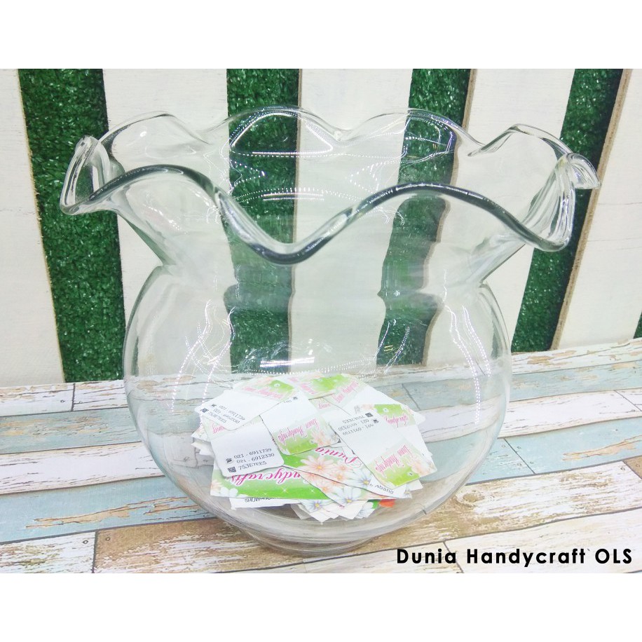 Vas Kaca Cumi Ukuran Kecil / Terrarium