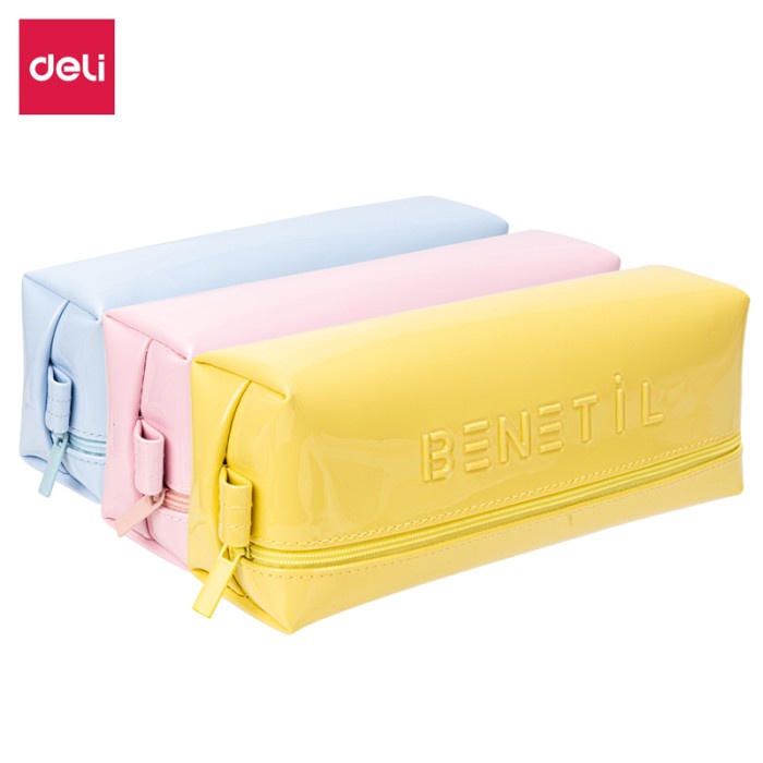 

(BISA COD) Deli Pencil Pouch / Tempat Pensil Anti Air Mudah Dibersihkan 67088