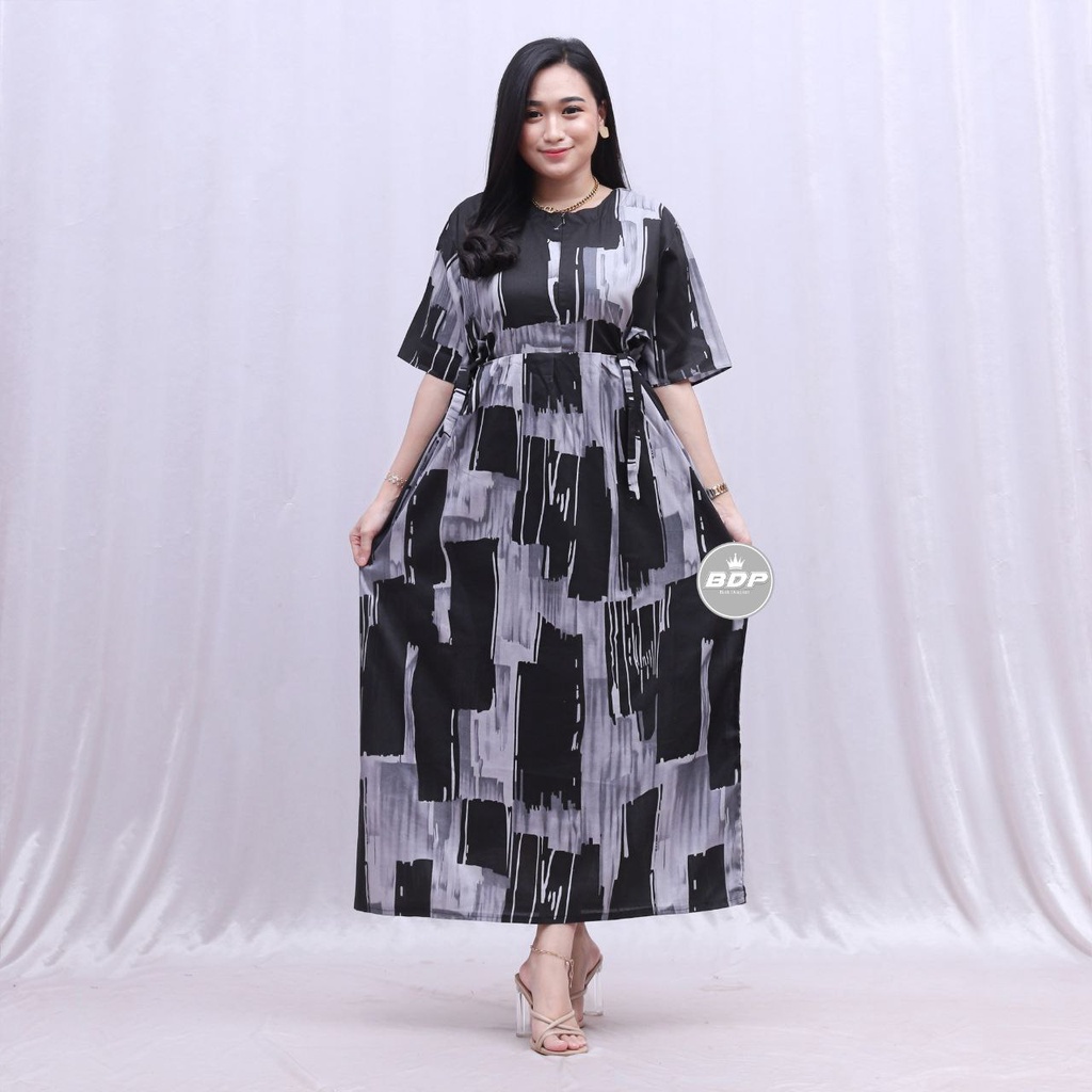 Dianputri - Daster Chibi Panjang Semata kaki Busui Kekinian Non Ruffle Dianputri-tania