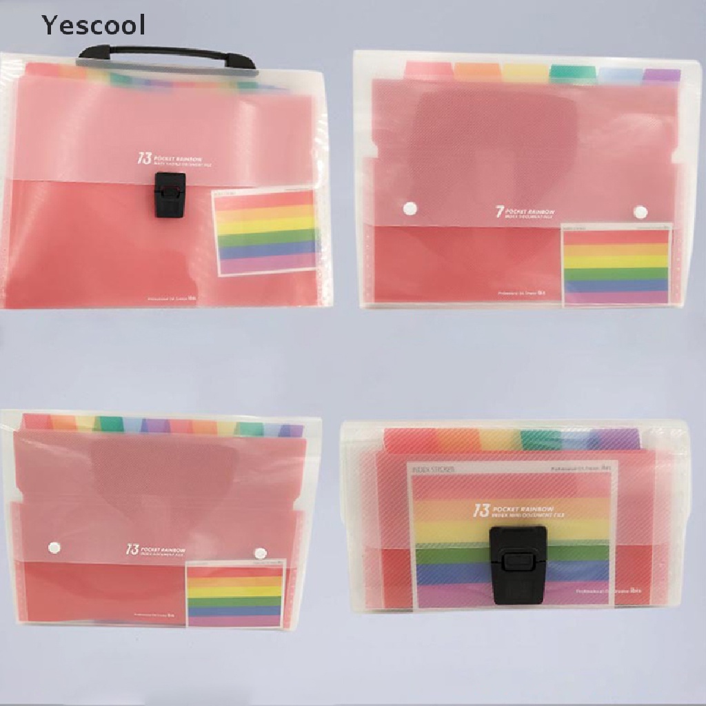 Yescool File Folder Organizer 13 Sekat Ukuran A6 Portable