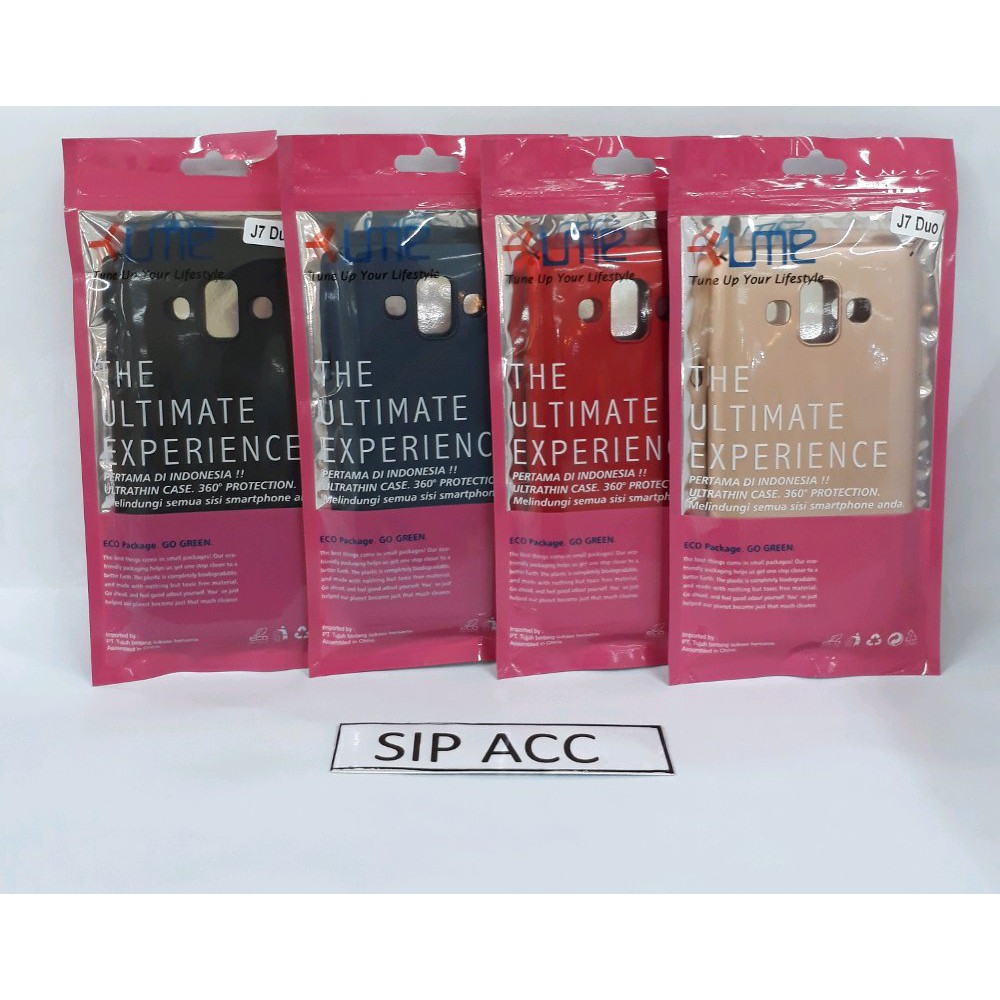 Case Ultra Slim HarCase Samsung Galaxy J7 DUO 2018 Merk Ume