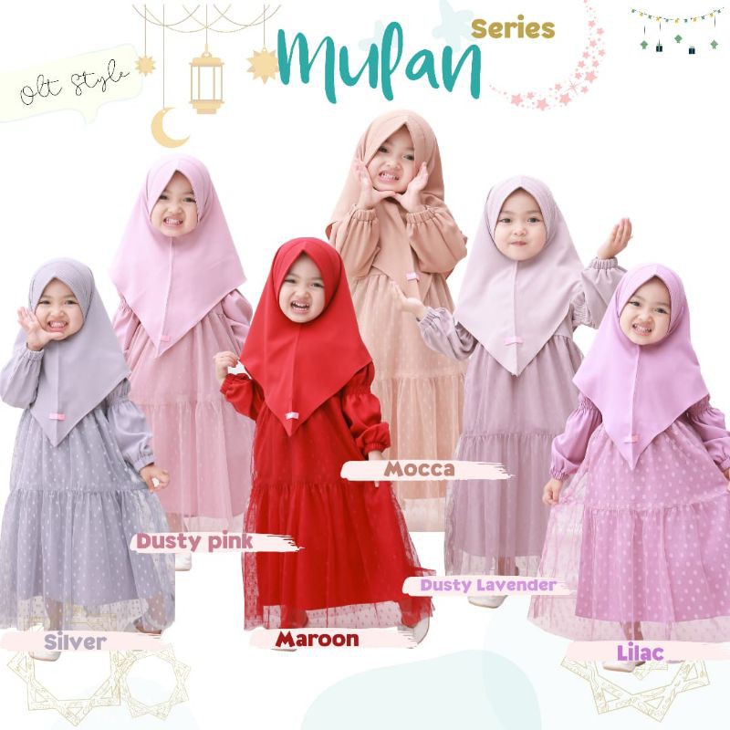 Ollet style Gamis Anak Queena Mulan