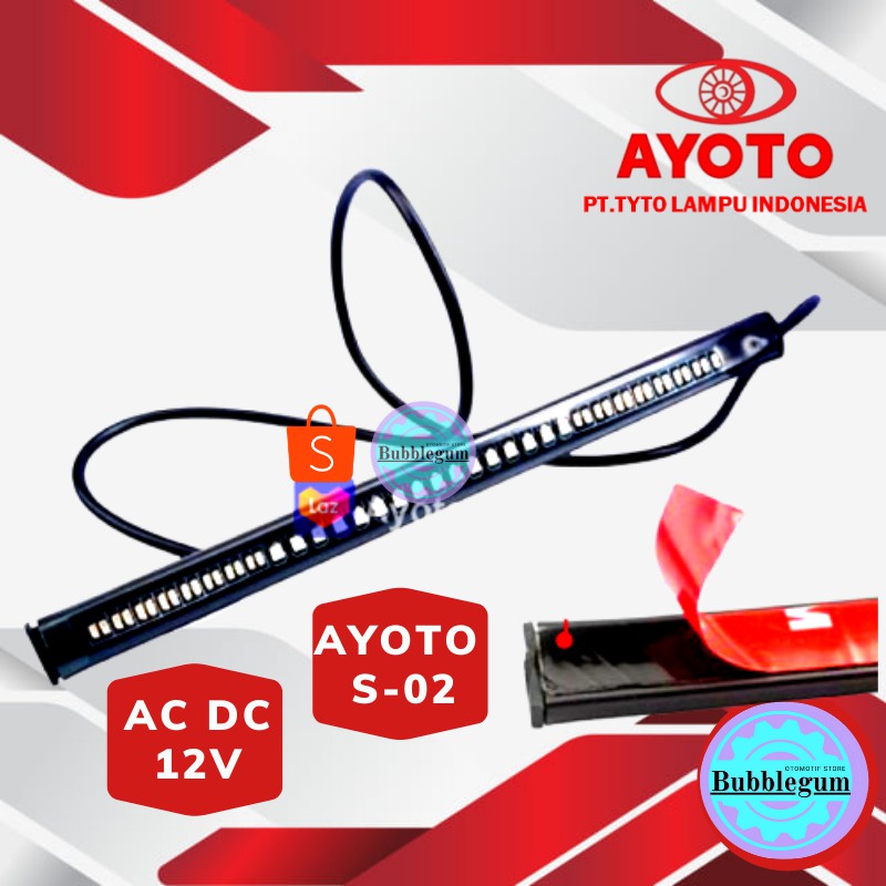 [ORIGINAL AYOTO ] Lampu Led Motor AYOTO M2A H6 (putih) Untuk Matic dan Bebek [ BERGARANSI 15BULAN ]-S02