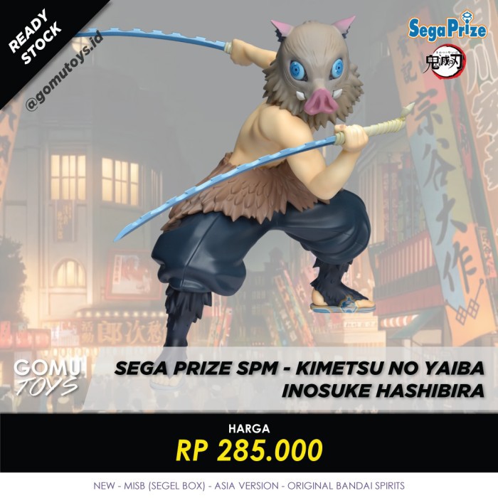 Kimetsu No Yaiba Sega Prize SPM Figure Inosuke Hashibira Original