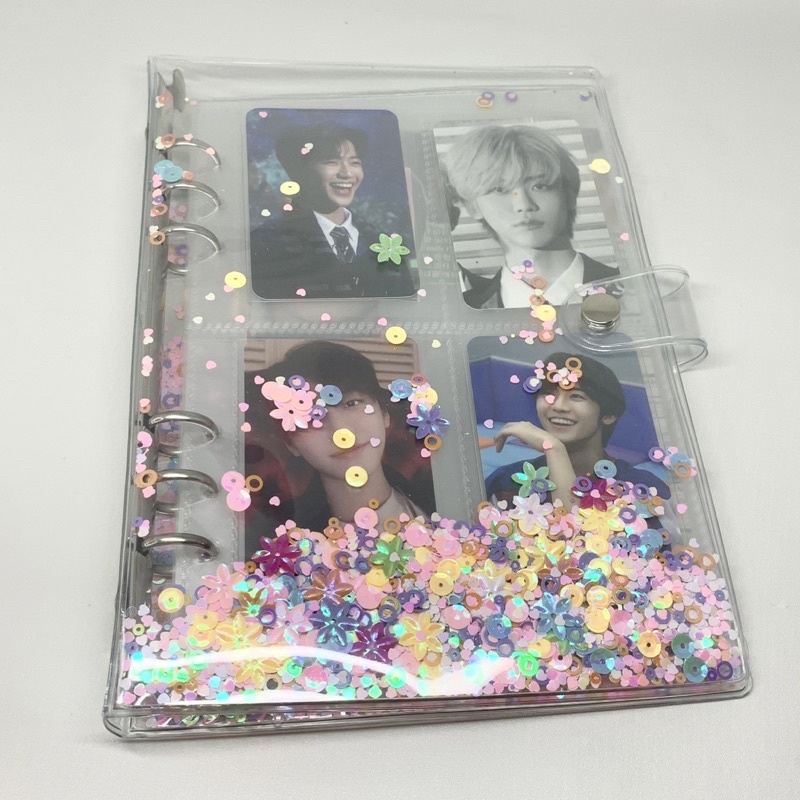 

BINDER A5 GLITTER (SHELL HEART)