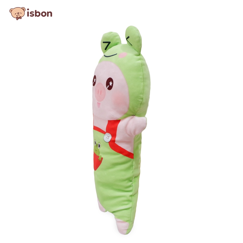 ISTANA BONEKA Guling Mini Bolster Mungil Karakter PIG HOOIDE FROG Menggemaskan Bahan Halus Non Alergi