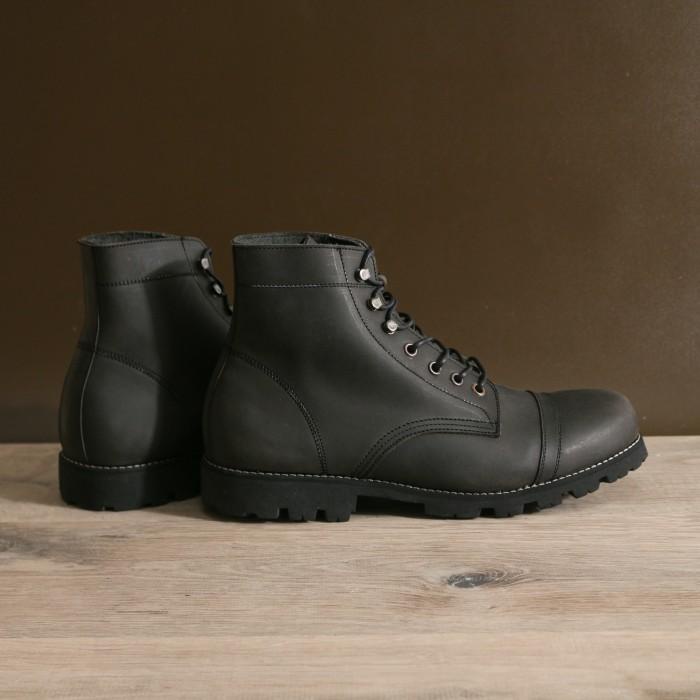 sepatu boot pria sepatu touring sepatu bikers model warior