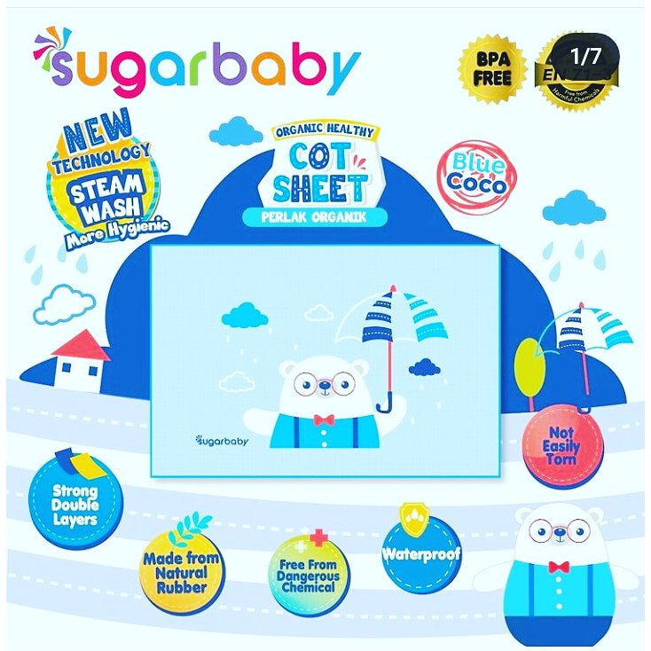 Sugar Baby [Organic Cotton] Sheet / Perlak Bayi