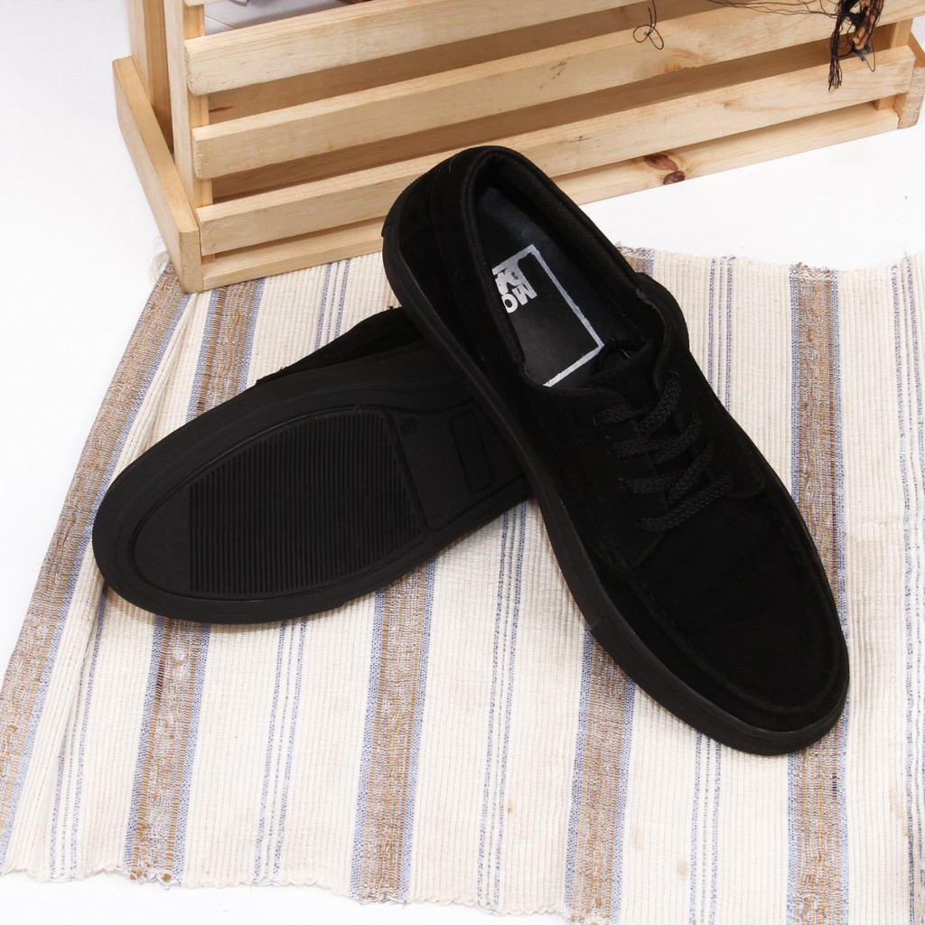 Garp Black | Sepatu Vintage Klasik Sporty Pria/Cowok/Men - Derby Original Footwear | FORIND x Monday