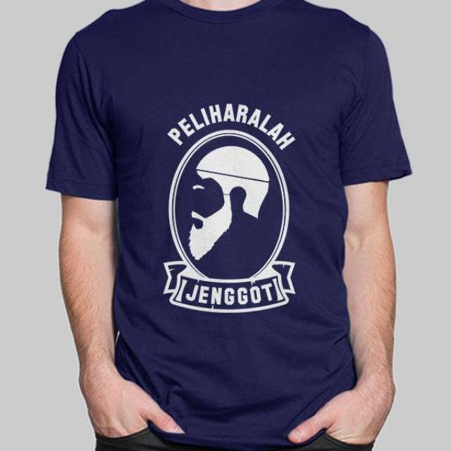 Kaos Distro Dakwah Islami Keren AM114 - JENGGOT