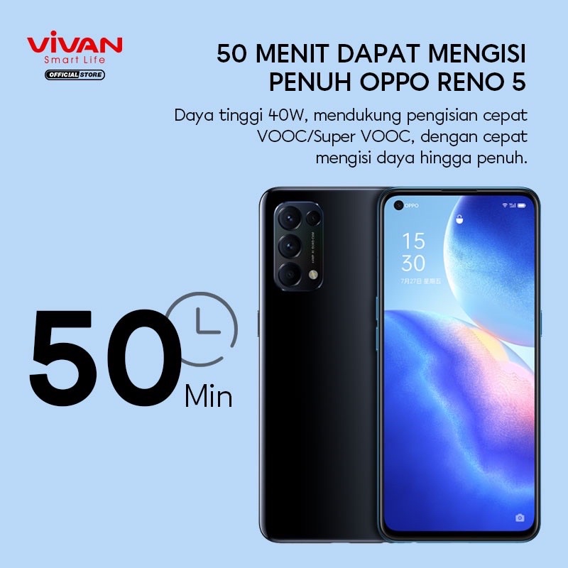 ORI VIVAN Kabel Data 100cm Cable DAta USB To Type C 40W 5A / USB To Lightning 12W 2.4A Fast Charging Smart LED Display VIC100 / VIL100 Garansi Resmi 1 Tahun (by 88)