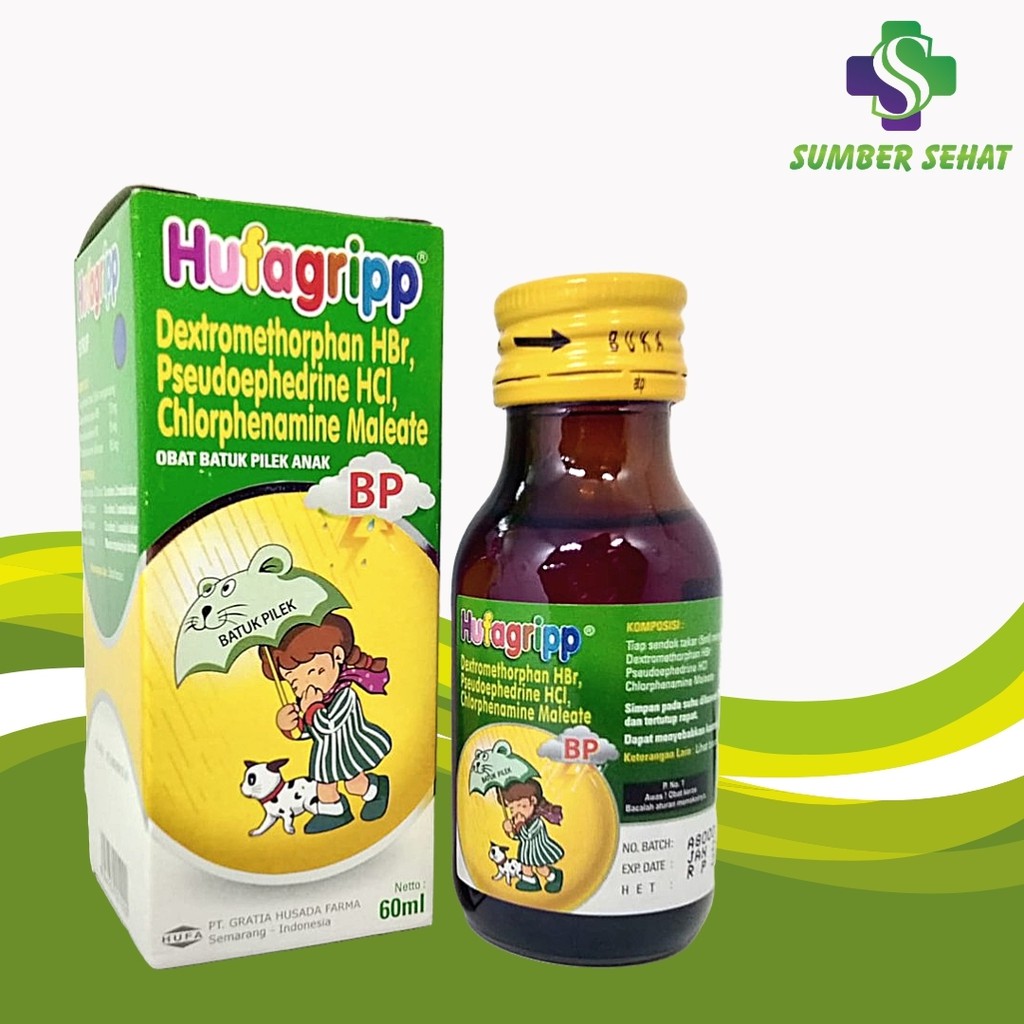 HUFAGRIP BP SIRUP (HIJAU) 60 ML