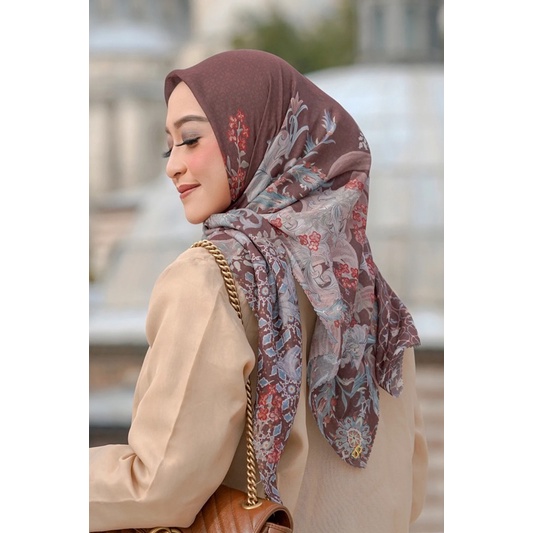 BUTTONSCARVES TOPKAPI PECAN/PRELOVED