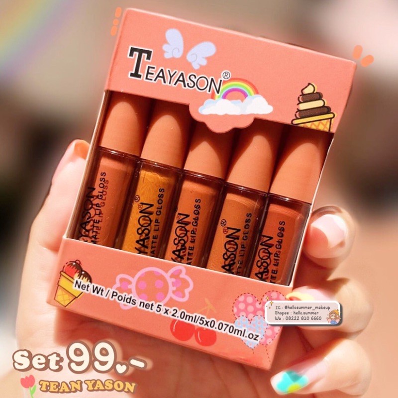 [ORI THAILAND] Teayason Foxy Bee Matte Lipgloss