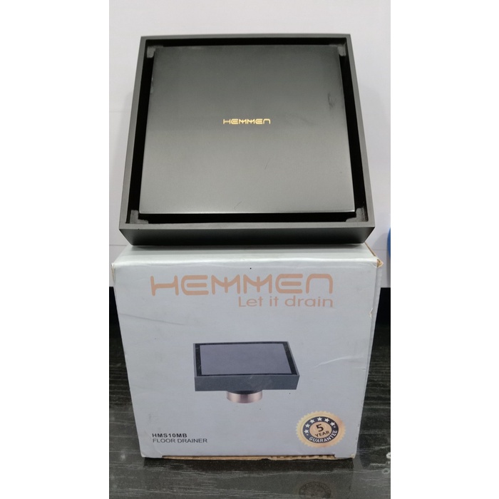 Hemmen Penyaring Air Kamar Mandi Floor Drain HMS 10 - Matte Black