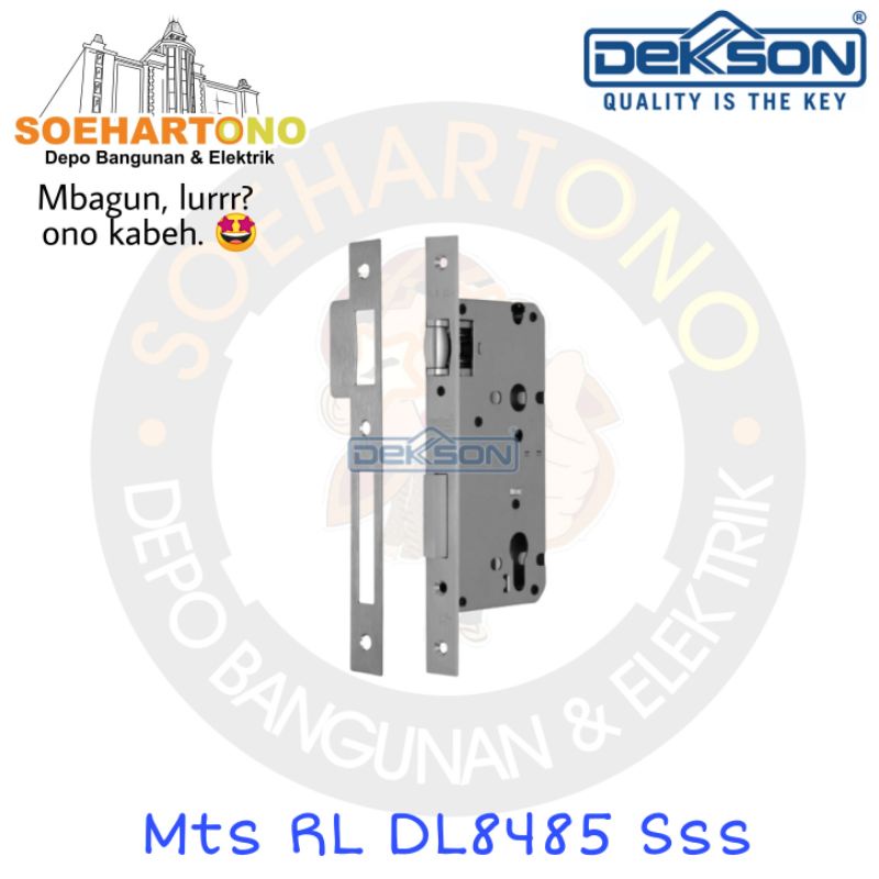 Dekkson Mortise Lock MTS RL DL8485 SSS