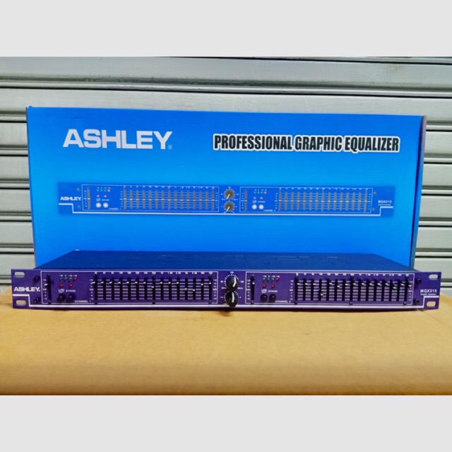 EQUALIZER ASHLEY MQX 215 OUTPUT SUBWOOFER 2x15 BAND