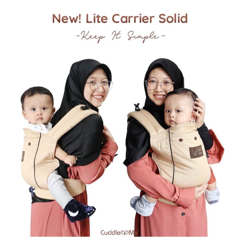 Cuddleme | Cuddle Me Lite Carrier (Gendongan Bayi CuddleMe) | Gendongan SSC | Gendongan Bayi (Teknik