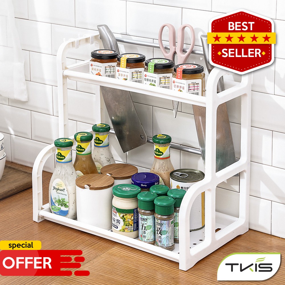 Diskon Tkis Rak Dapur Kamar Mandi Bumbu Perlengkapan Dapur Sabun Cuc-205 X66zXdqhoZgBwN