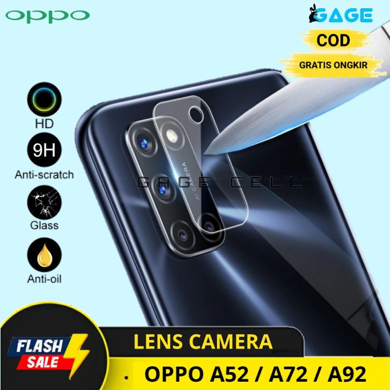 COD✅ Tempered Glass Camera Tg Antigores Kamera OPPO A52 A72 A92 Pelindung Kaca Kamera Belakang