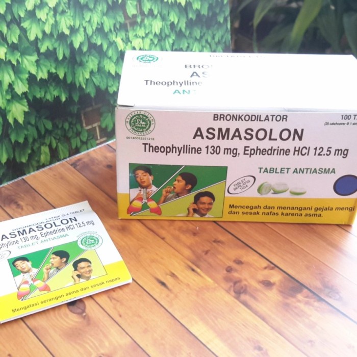 

ASMASOLON 1BOX 25STRIP @ 4TABLET