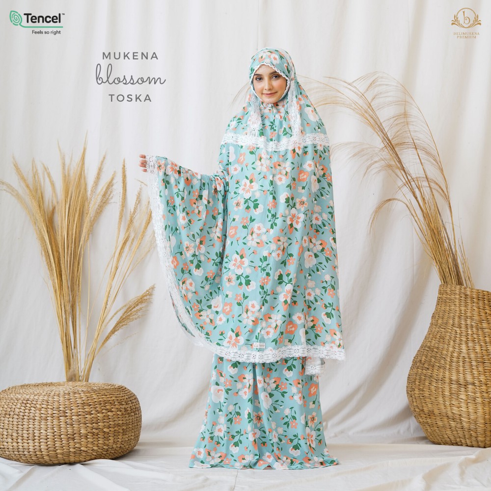 Mukena Blossom Toska - Mukena 2 in 1