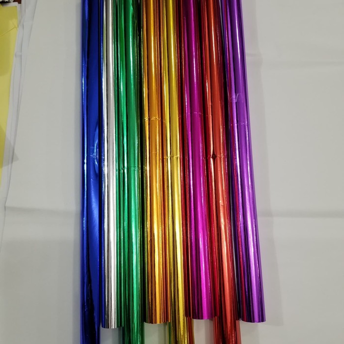 Kertas Mas / Kertas Timah / Kertas Metalizing / Kertas Metalik Manila ukuran 50x65