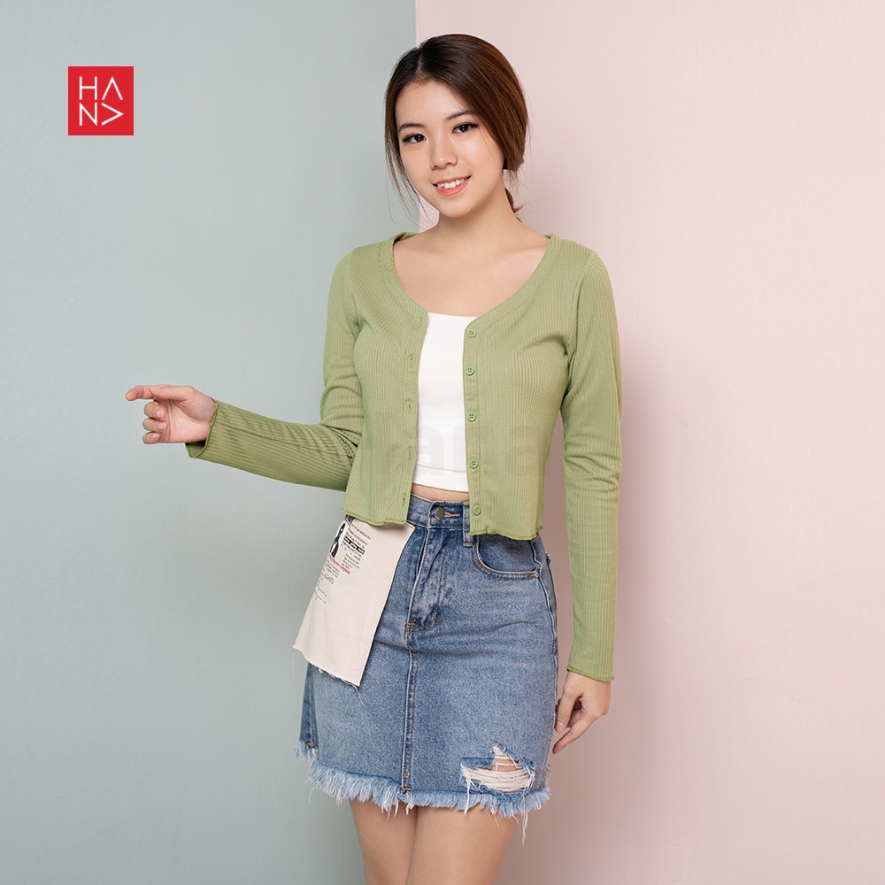 HanaFashion JKT - Rina Cardigan Long Sleeve Outer Wanita - JK056