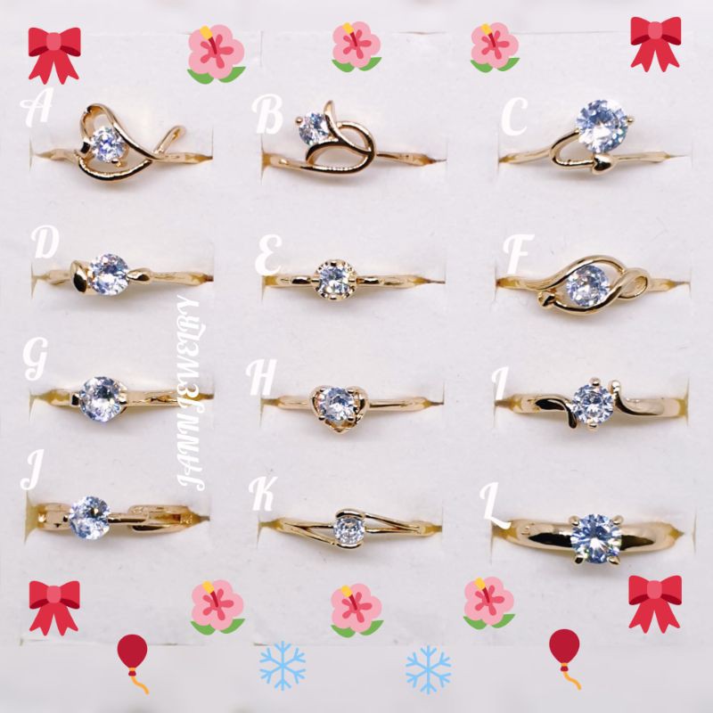 Cincin mata satu simple aneka modeL ♡GET-15♡