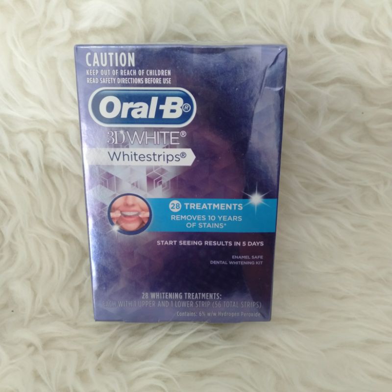 Oral B 3D white strips, Oral B whitestrip Luxe Sensitive, pemutih gigi HARGA 1 PIECES