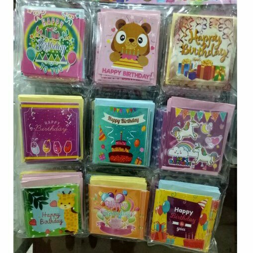 Jual Kartu Ucapan Happy Birthday/HBD | Shopee Indonesia