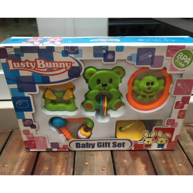 Lusty bunny baby gift set