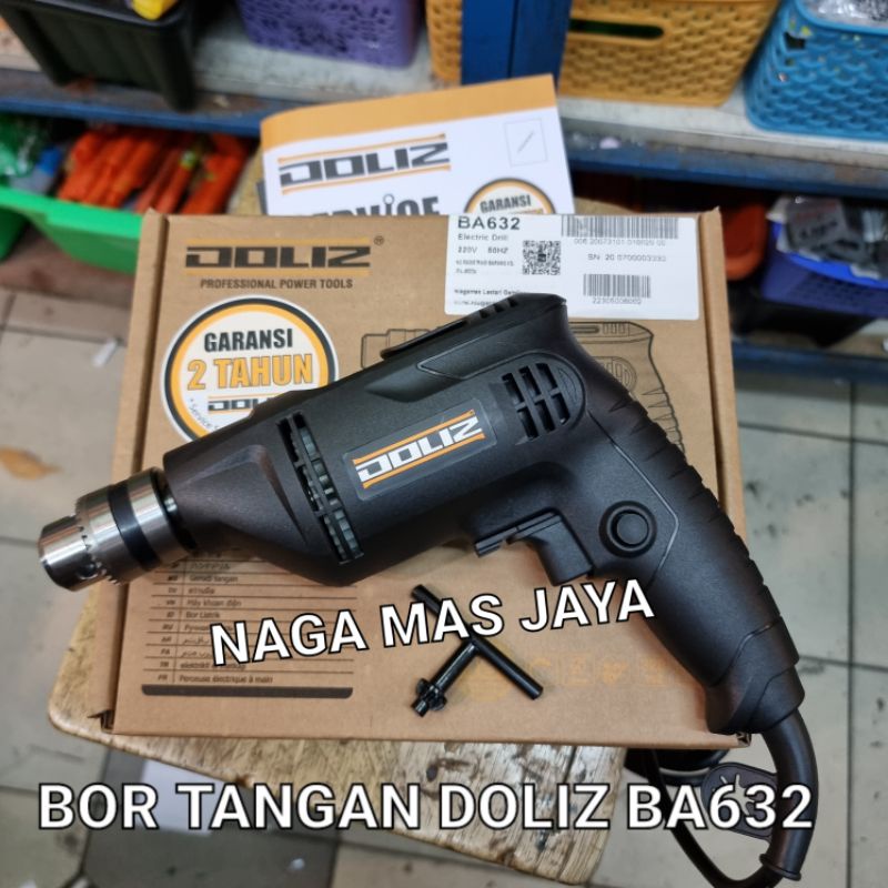 MESIN BOR TANGAN DOLIZ BA632 10MM / BOR LISTRIK DOLIZ BA 632 10MM / DOLIZ BA632