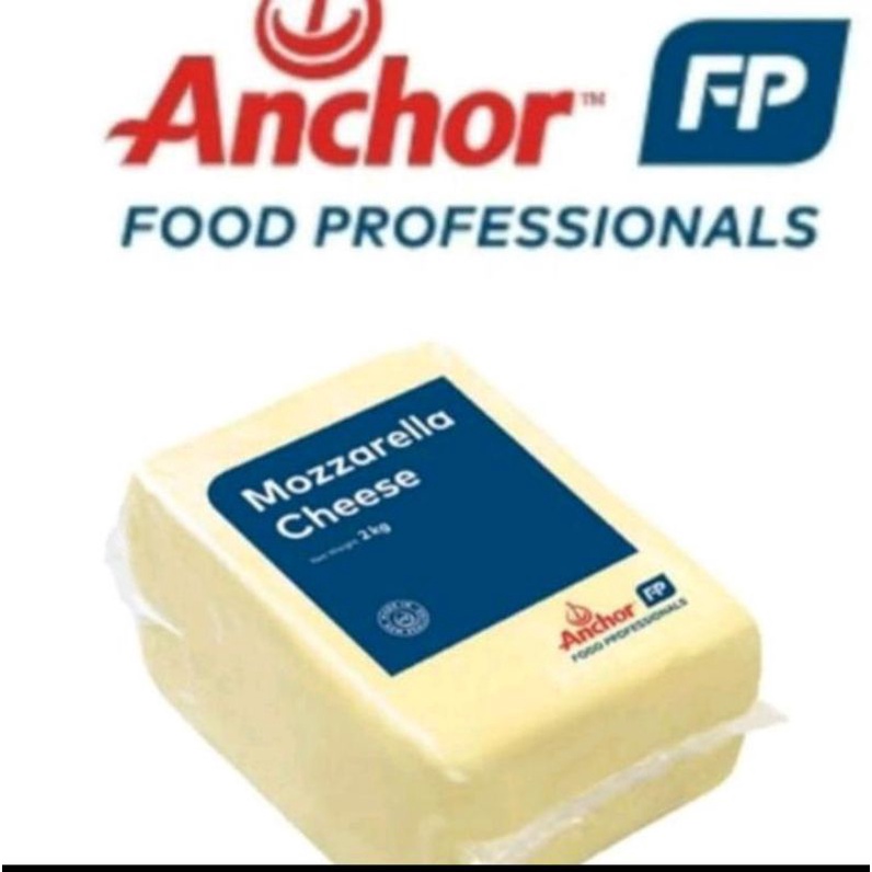 

keju blok Mozarela cheese ANCHOR 500gr.HALAL