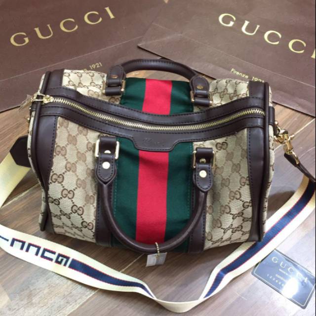 Gucci speedy canvas
