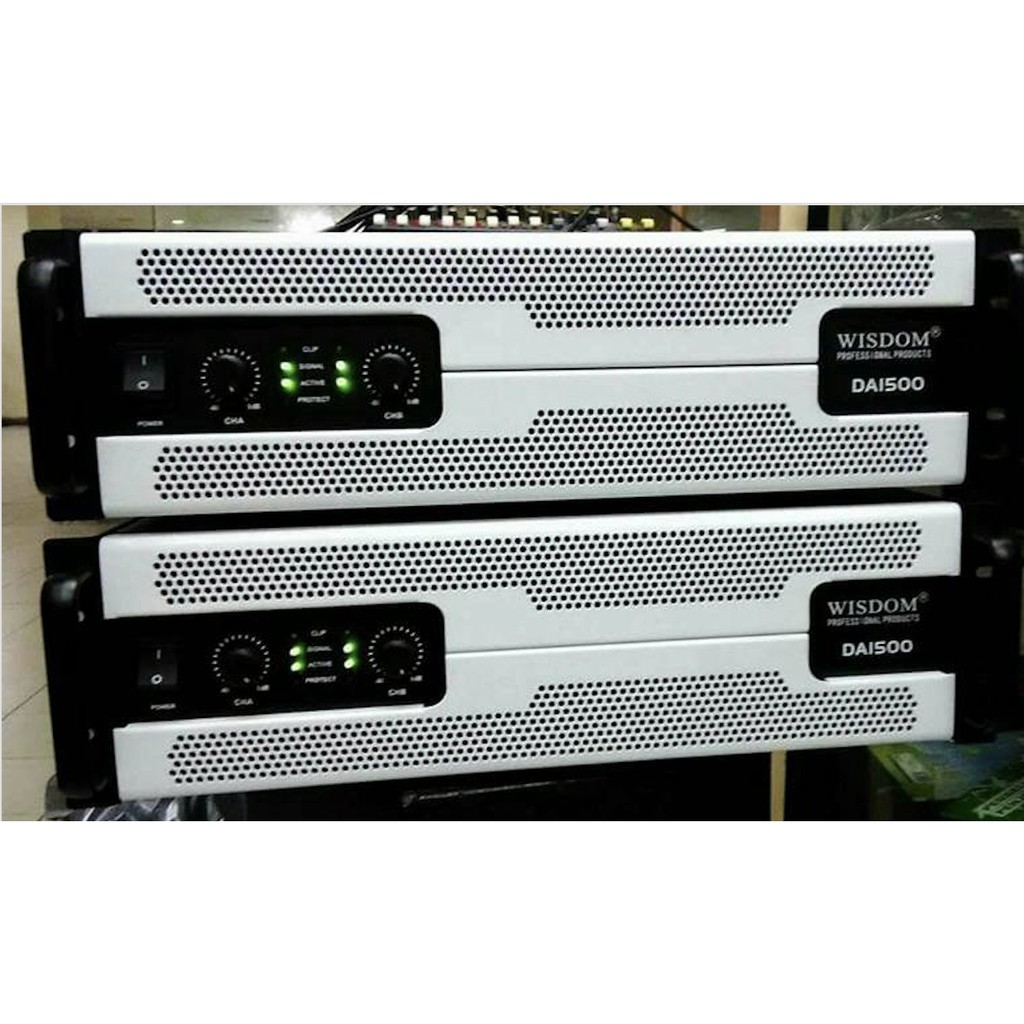 (PETI KAYU) power amplifier wisdom DA 1500 / DA1500