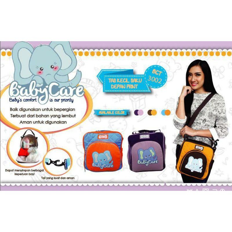 BABY CARE TAS KECIL PRINT BCT3002