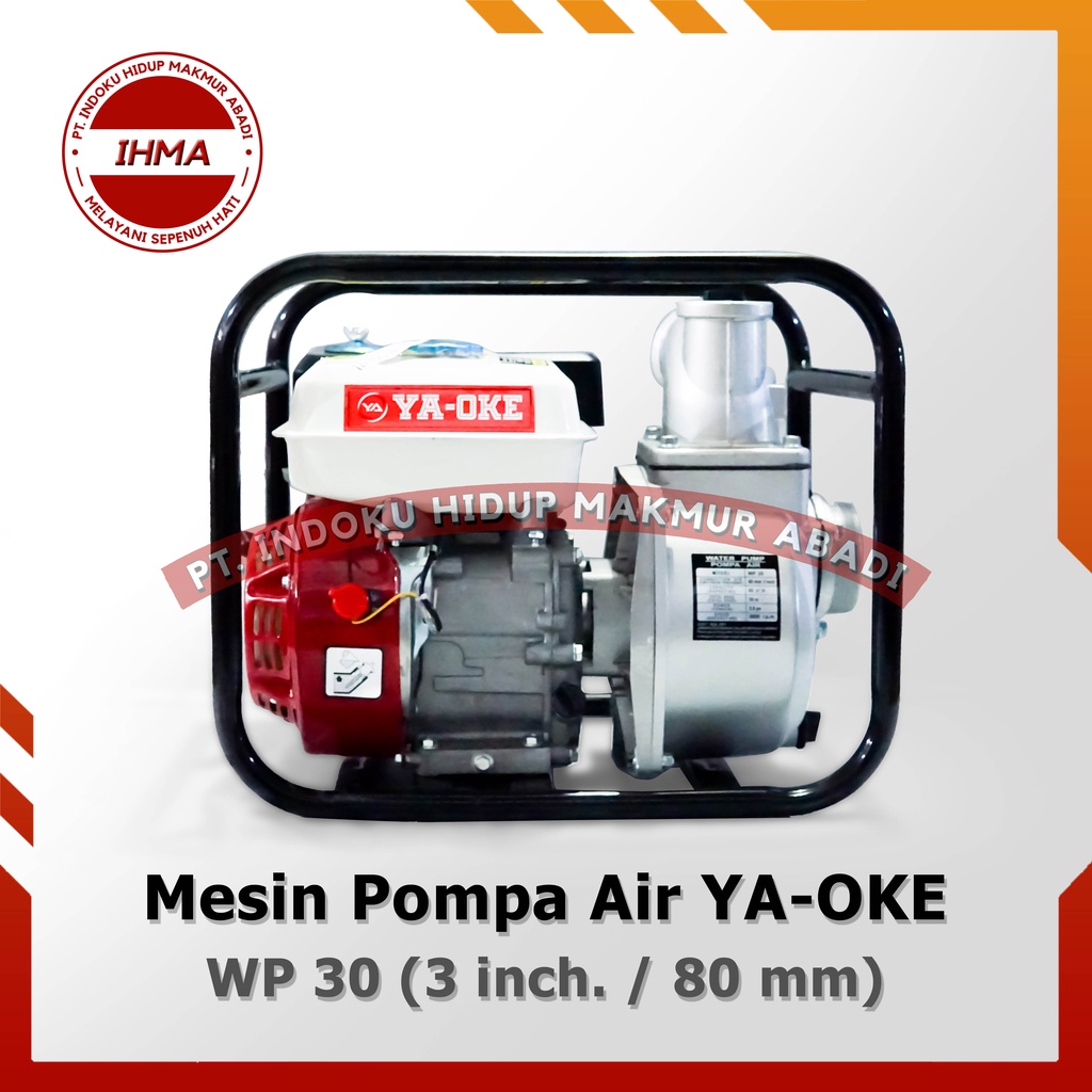 Jual Mesin Pompa Air Ya Oke Wp 30 3 Inch Gasoline Water Pump Indonesia Shopee Indonesia