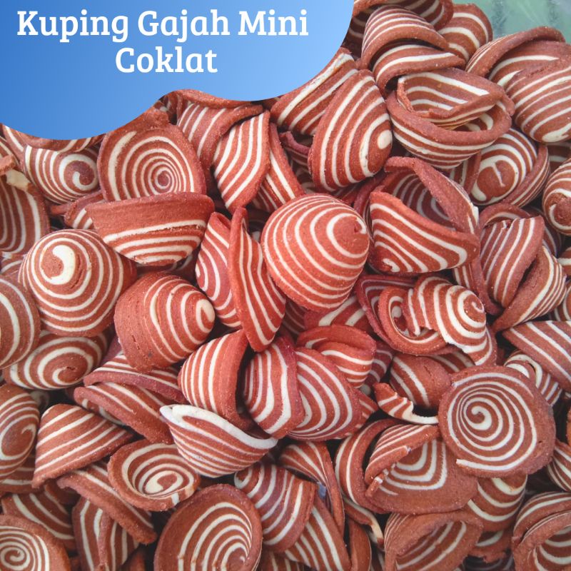 

Kuping Gajah Mini Coklat 250gr