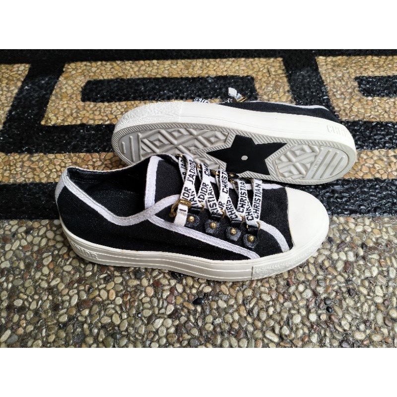 Sepatu Sneakers DIOR Trainers Black White