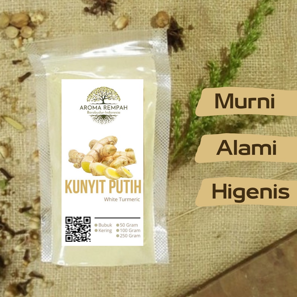 

KUNYIT PUTIH BUBUK MURNI - Curcuma Zedoaria - HERBAL - JSR - REMPAH - PREMIUM QUALITY EXPORT