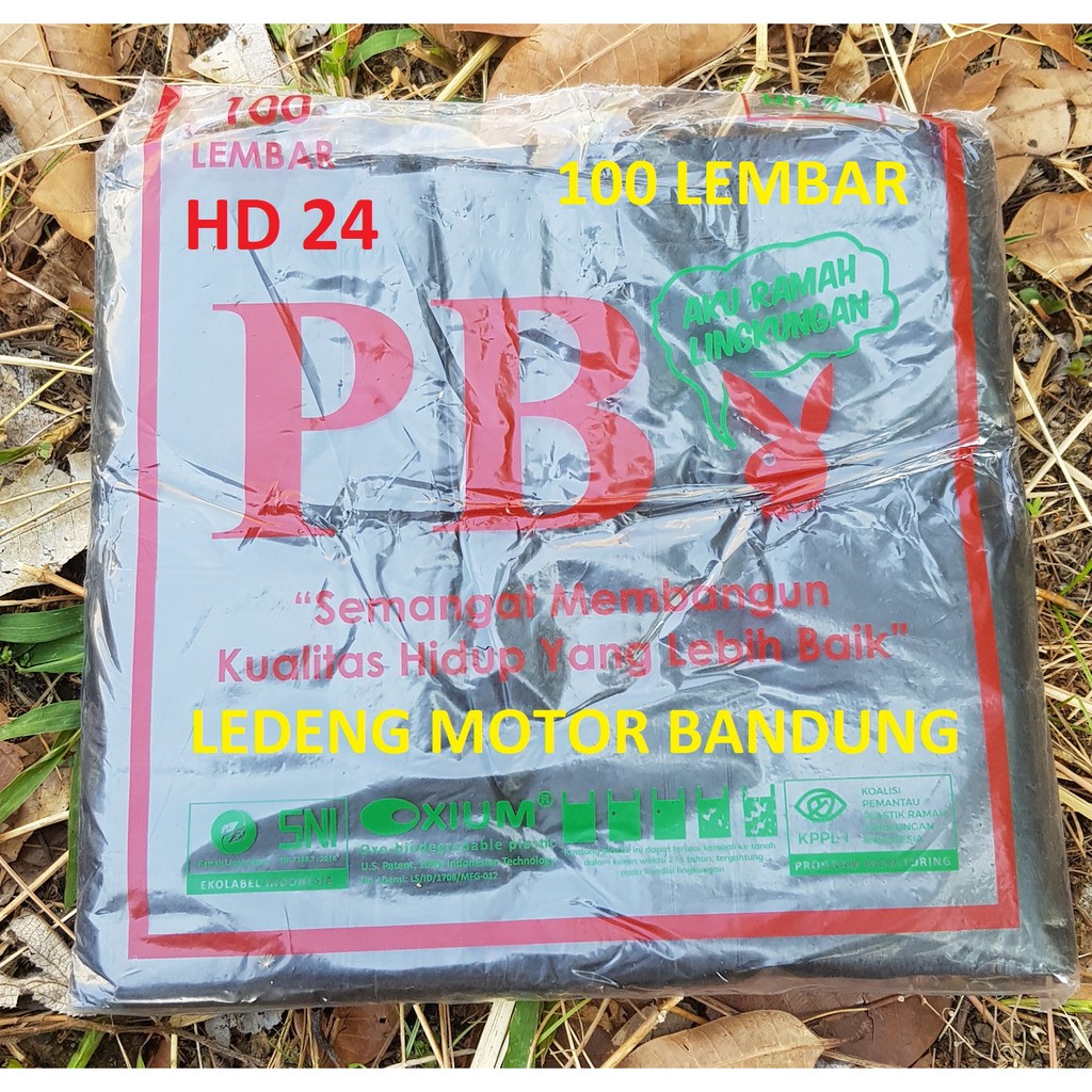 HD24 Kresek Hitam 100 Lembar Kantong Plastik HD 24 x 40