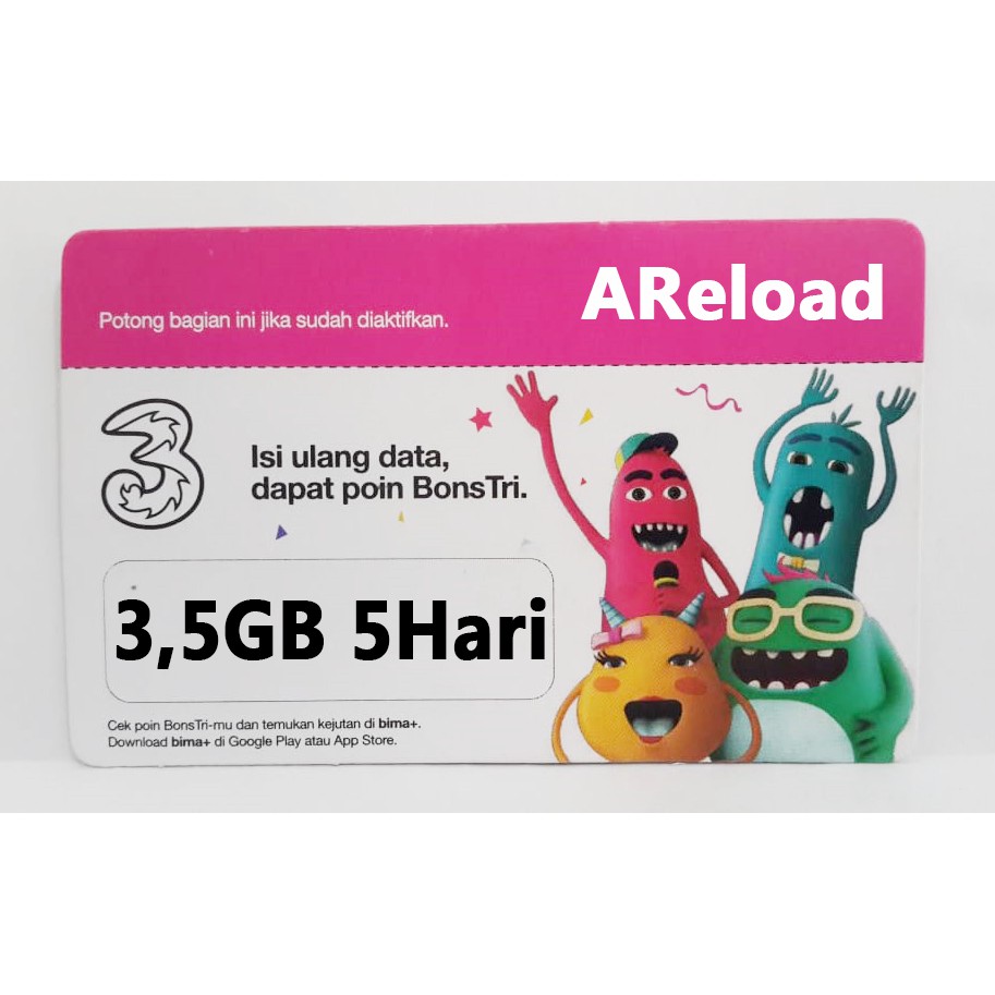 VOUCHER TRI 3,5GB 5HARI
