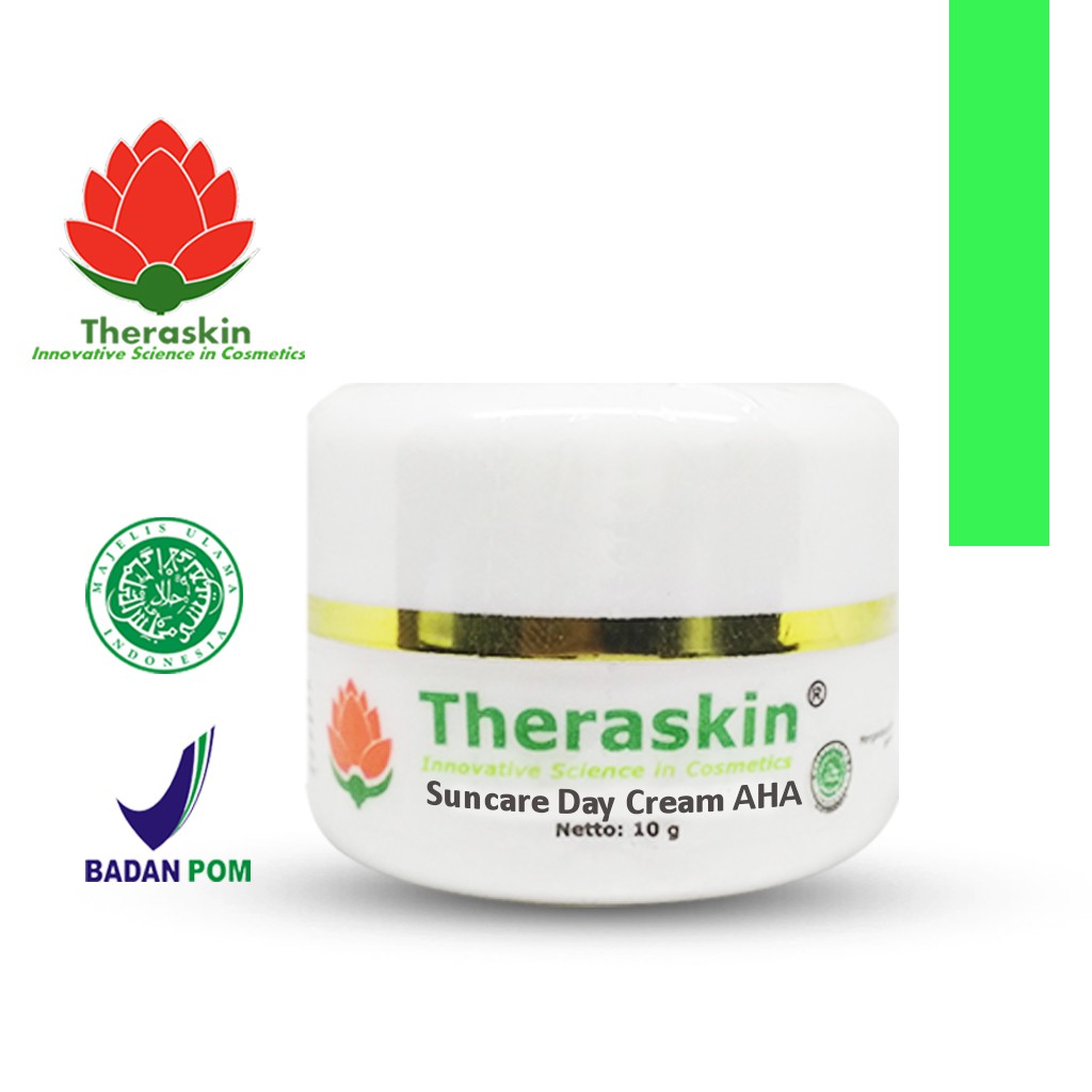 THERASKIN DAY CREAM AHA / CREAM PAGI THERASKIN / SUNBLOK THERASKIN / CREAM PEMUTIH THERASKIN