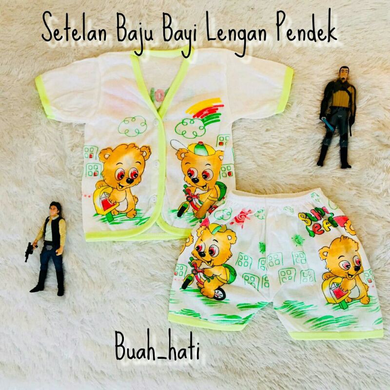 1 LUSIN SETELAN BAJU BAYI UNISEX