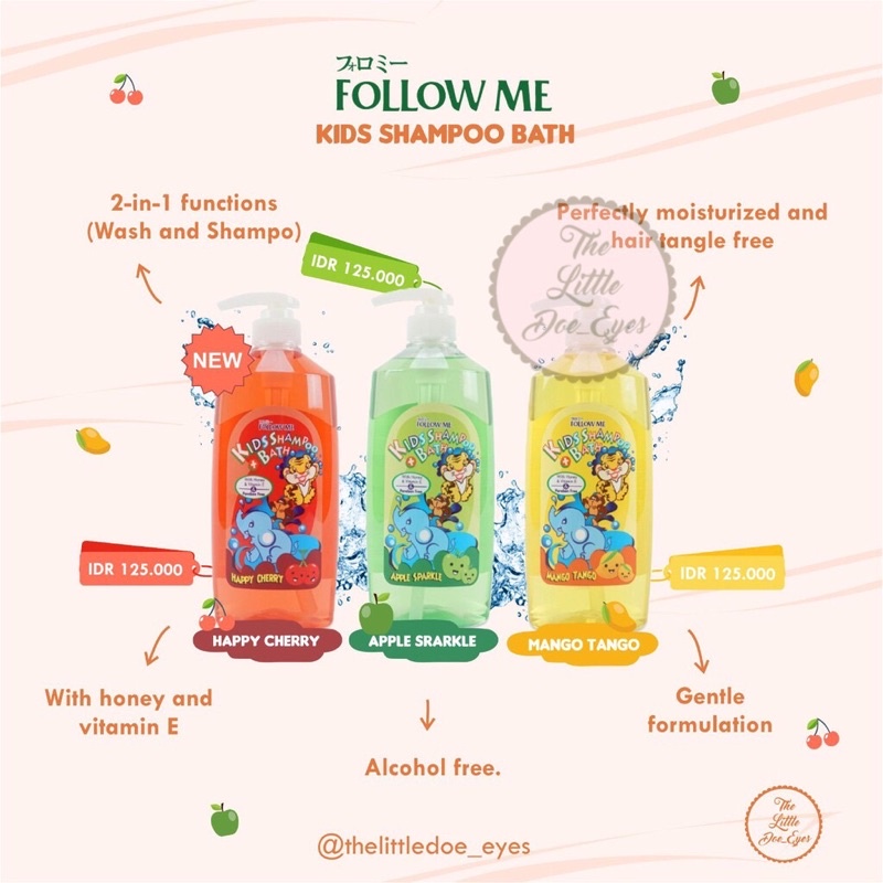 [READY] Follow Me Kids Shampoo and Bath EXP 2025