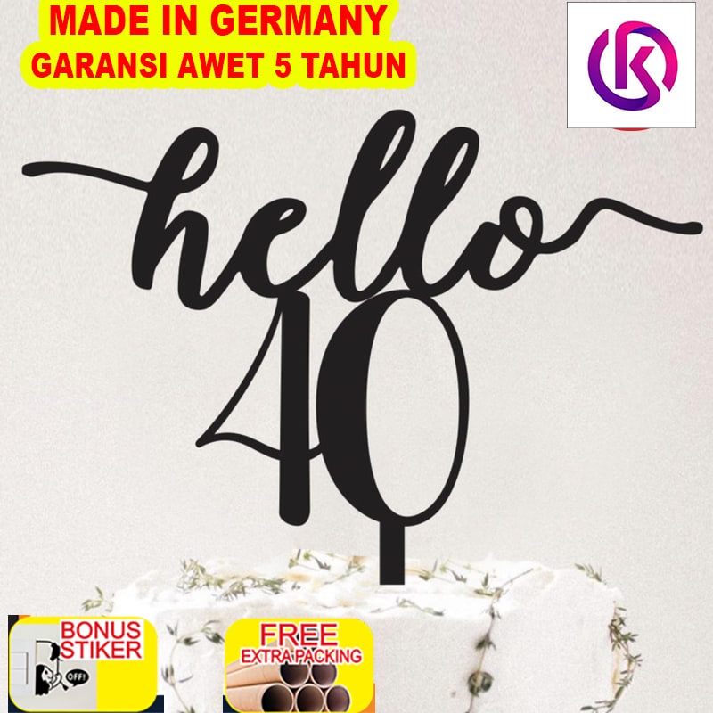 

Murah Custom Topper Birthday | Hiasan Kue Akrilik | Cake Topper Acrylic - 10cm