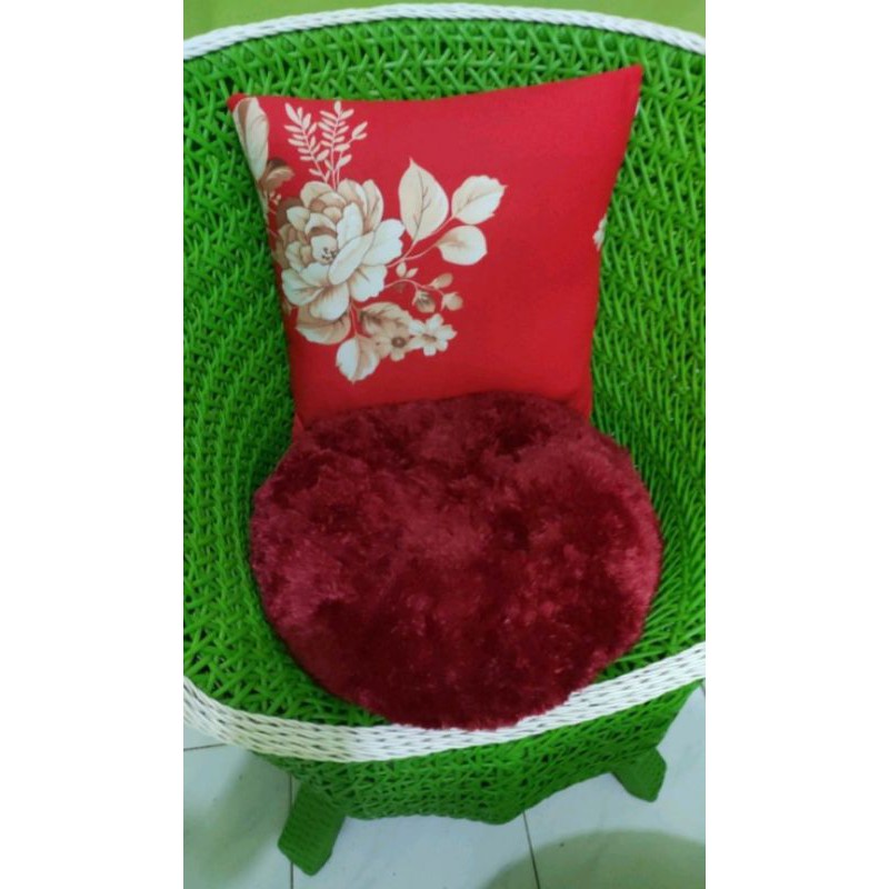 Bantal Duduk BULAT POLA DM 40     &quot;RASFUR BULAT&quot; RASFUR