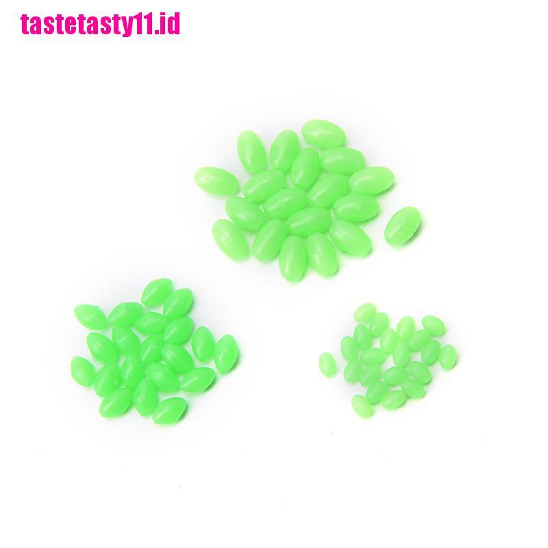 100x Manik-Manik Bentuk Oval Untuk Membuat Umpan Pancing