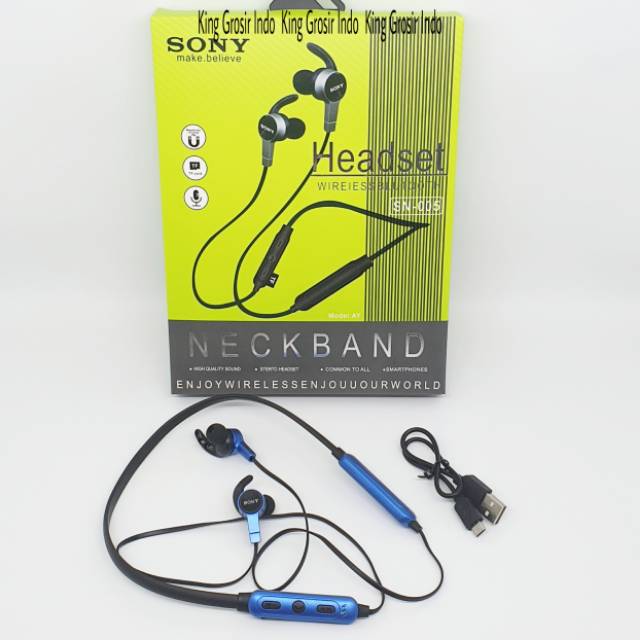 Headset Bluetooth Sport SONY SN-005 Wireless Bluetooth Earphone Handsfree